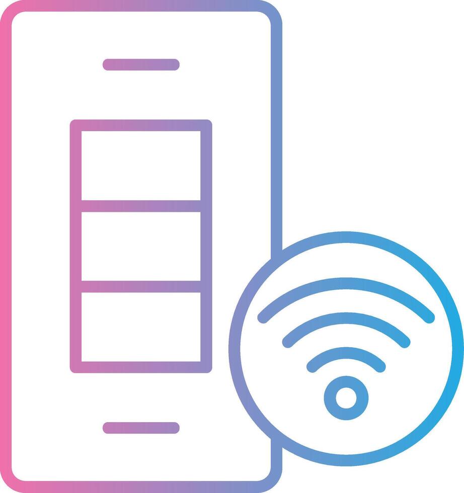 Smart Switch Interactive Symbol vector