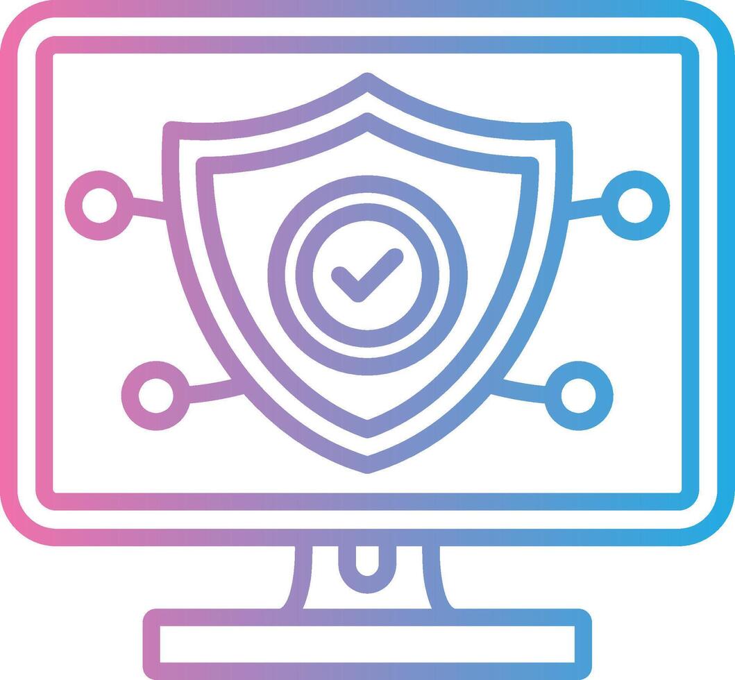 Security Clean UI Concept vector
