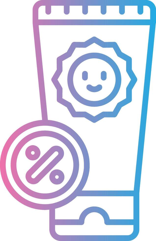 Sunscreen Solid Fill Symbol vector