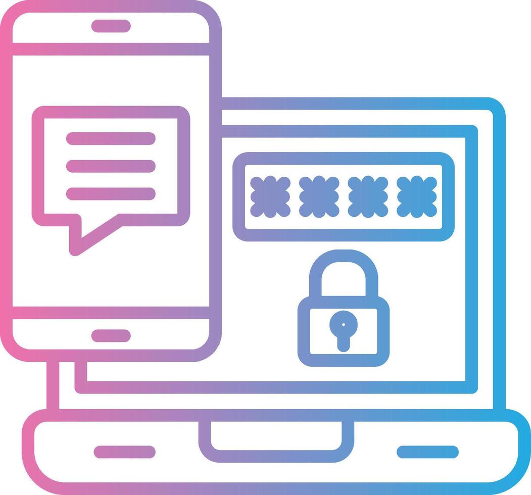 Authentication Handcrafted UI Symbol vector