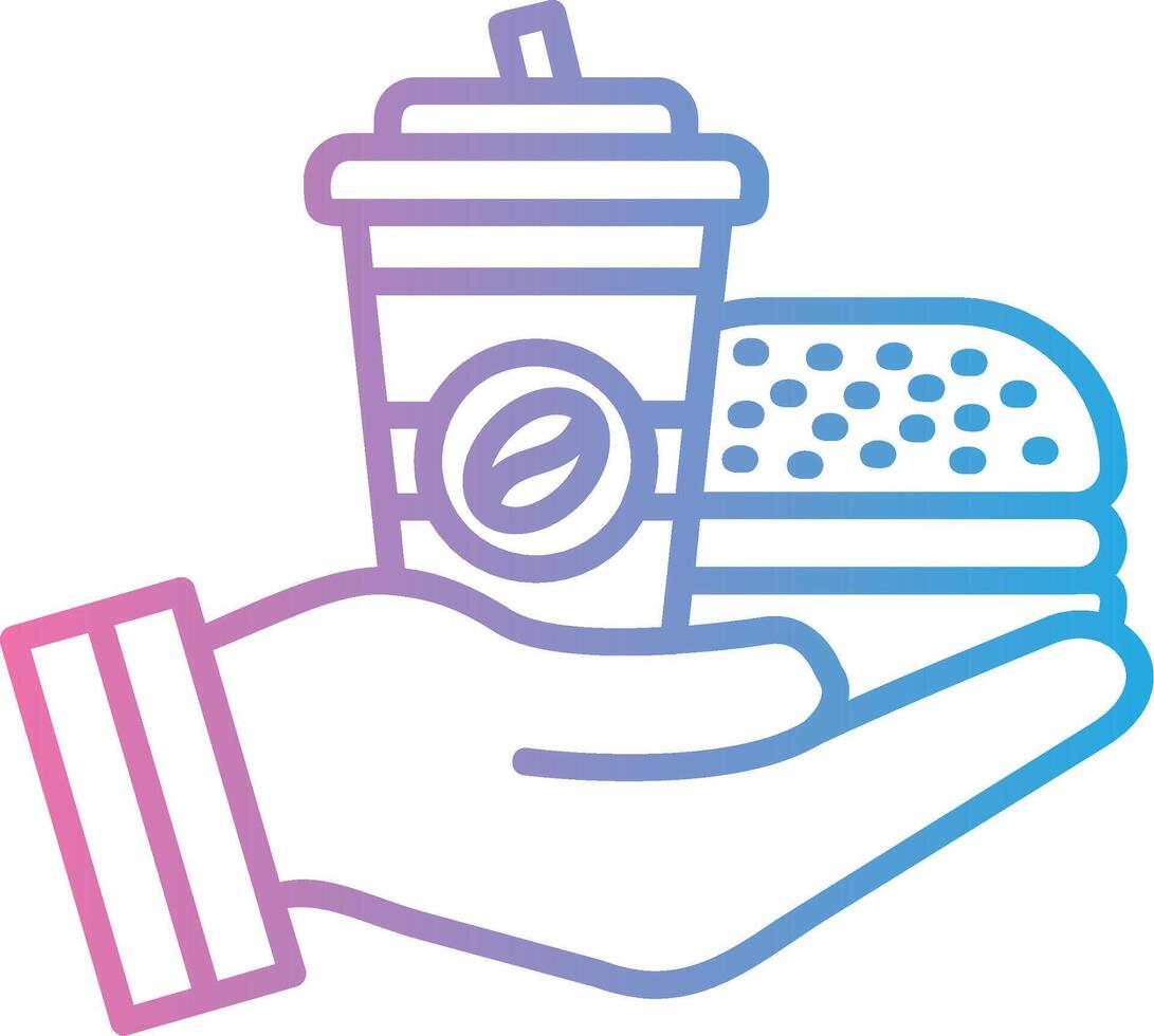 Food Delivery Flat UI Form vector