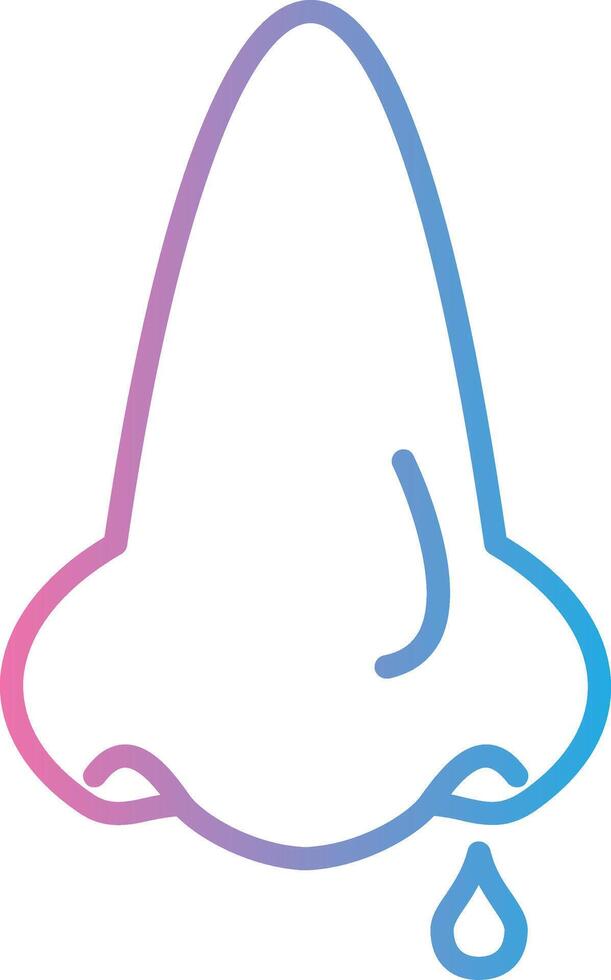 Nose Futuristic App Badge vector