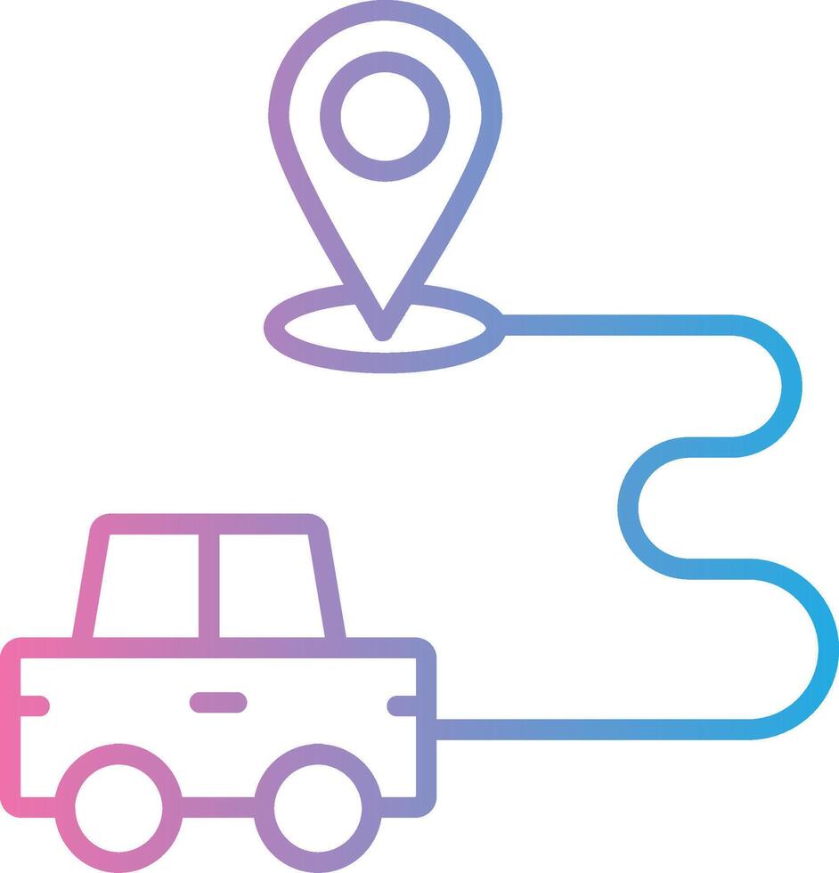 Route Compact Web Symbol vector