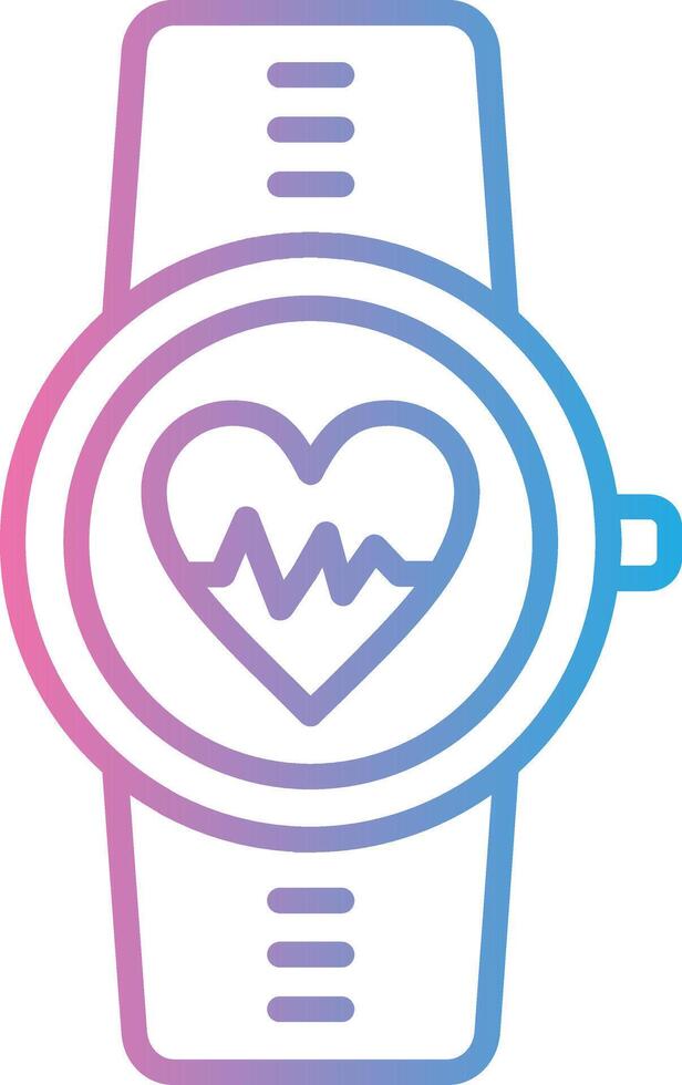 Sport Watch Geometric Style Badge vector
