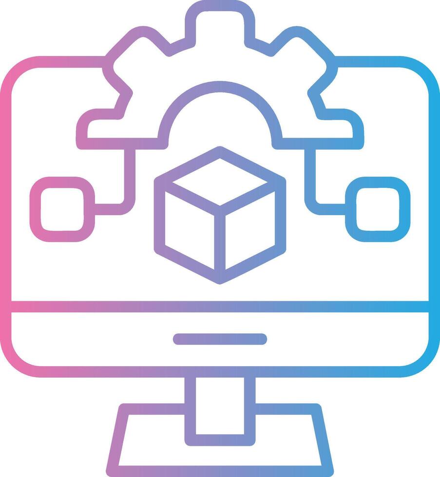 Algorithm Flat UI Form vector