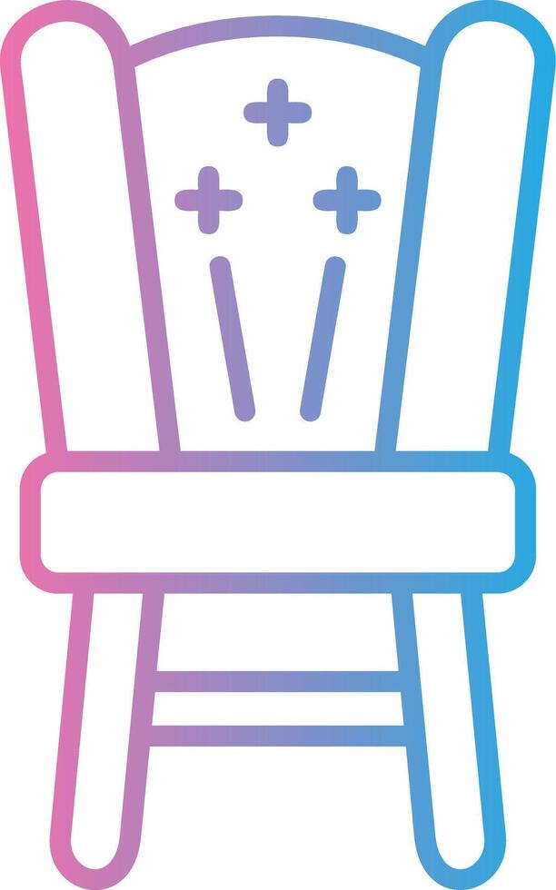 Chair Bold App Graphic vector