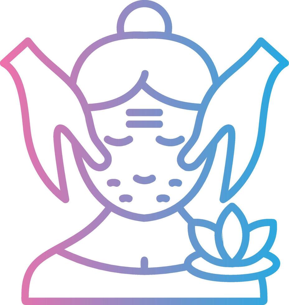 Massage Hand Drawn Sketch Symbol vector