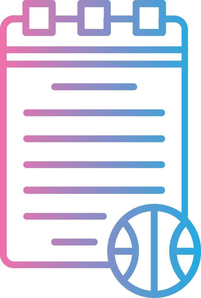 Notepad Muted Color Design vector