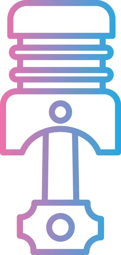 pistón mínimo ui elemento vector