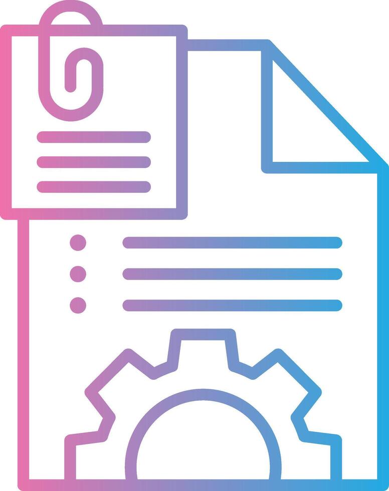File Flat Design Piece vector