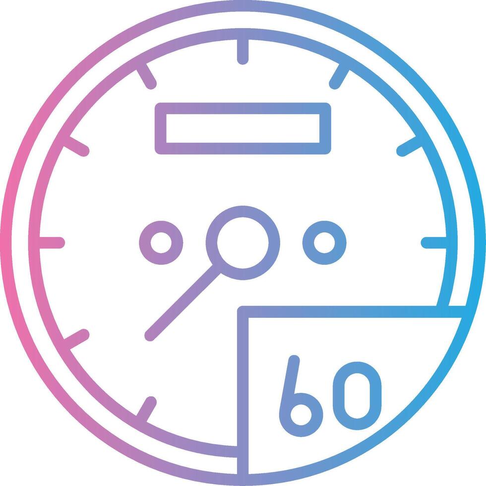 speedometer Geometric Style Badge vector