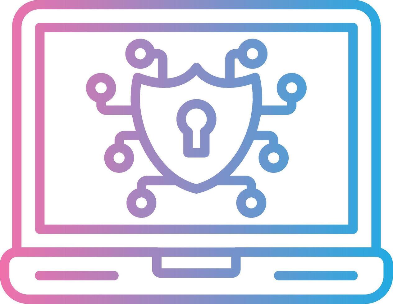 Data Protection Sharp Edge Visual vector