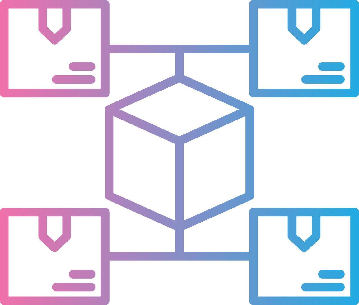 Distribution Custom Line Element vector