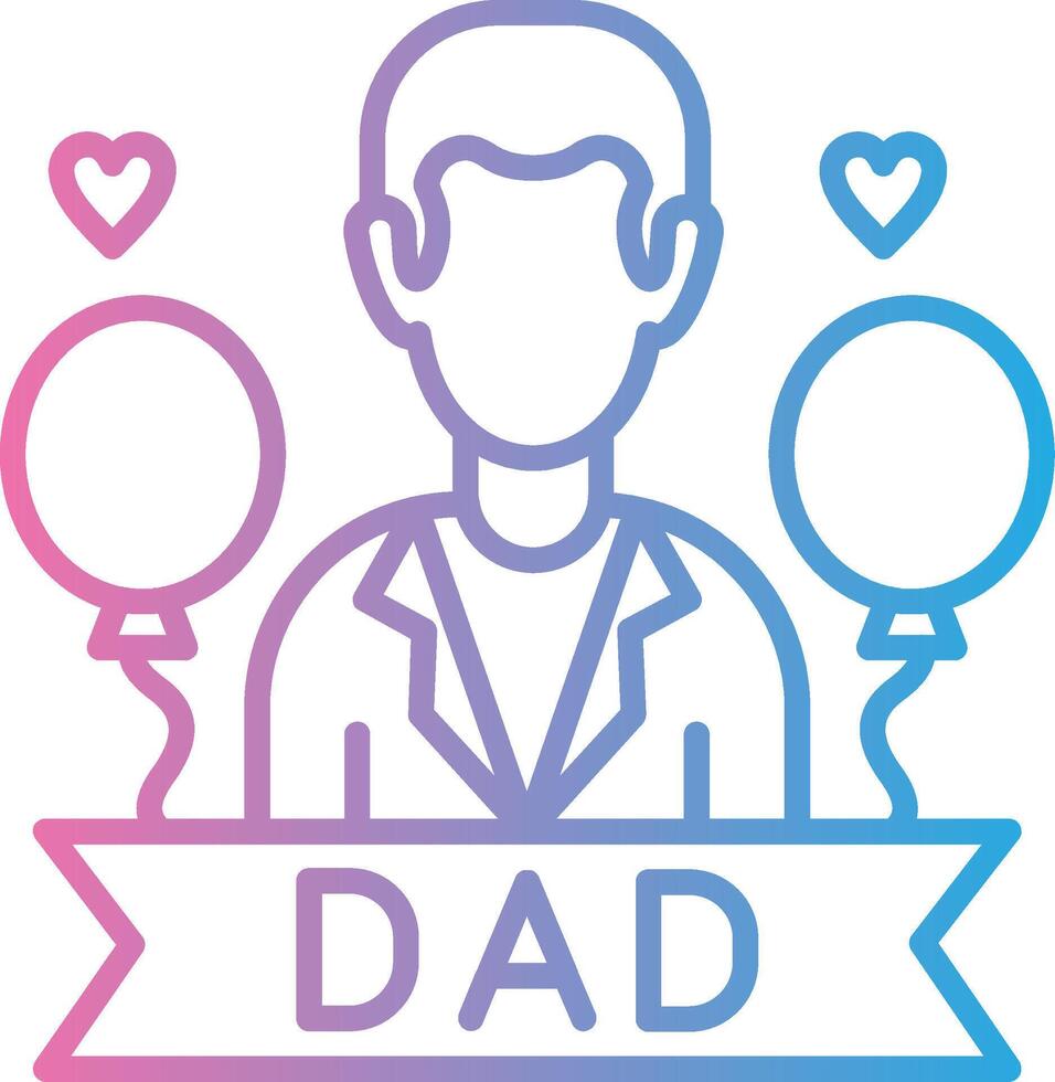 Fathers Day Pastel Color Graphic vector