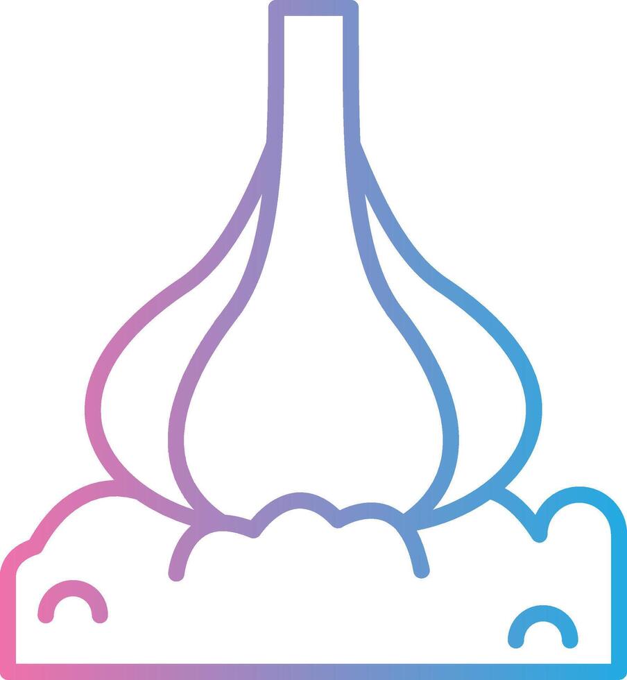 Garlic Bright Flat Artwork vector