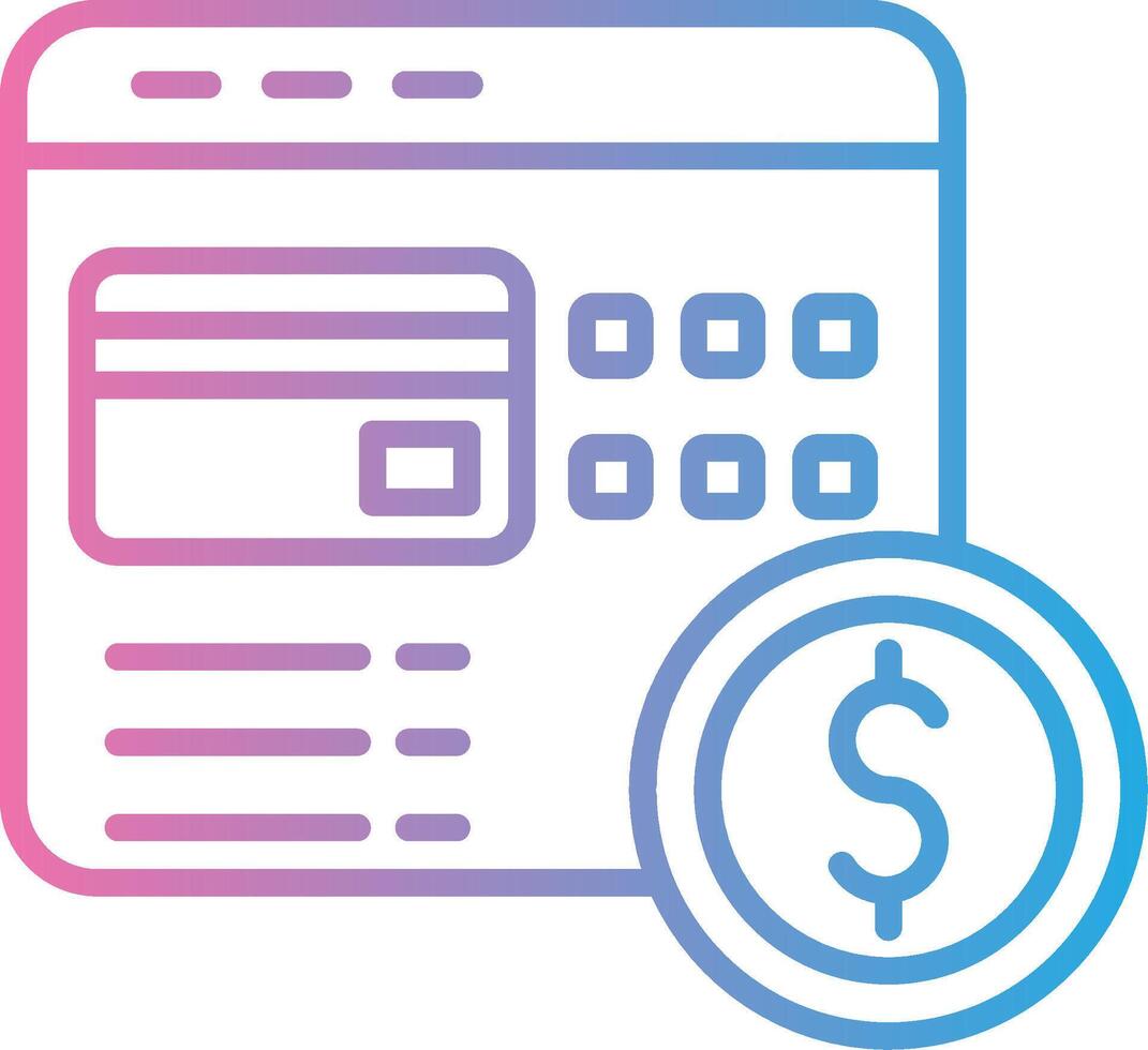 Payment Vivid App Element vector