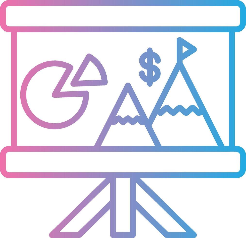 Target Neon UI Symbol vector