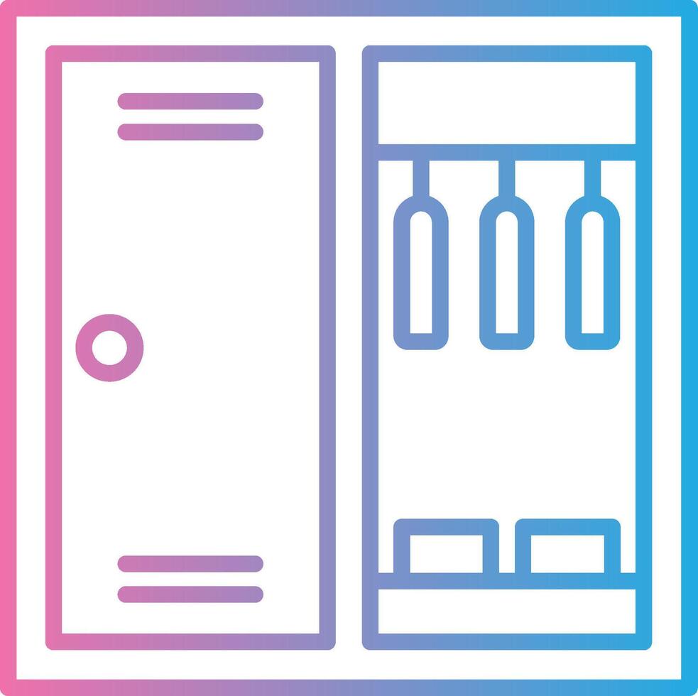 Wardrobe Bold App Graphic vector