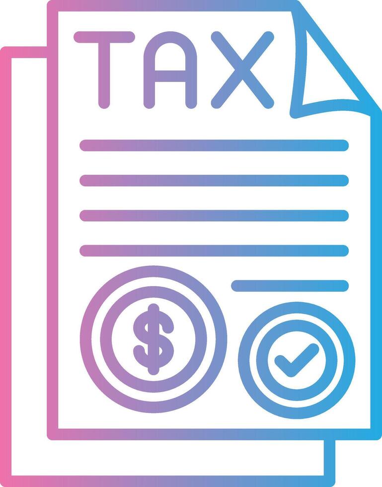 Payable Tax 3D Rendered Symbol vector