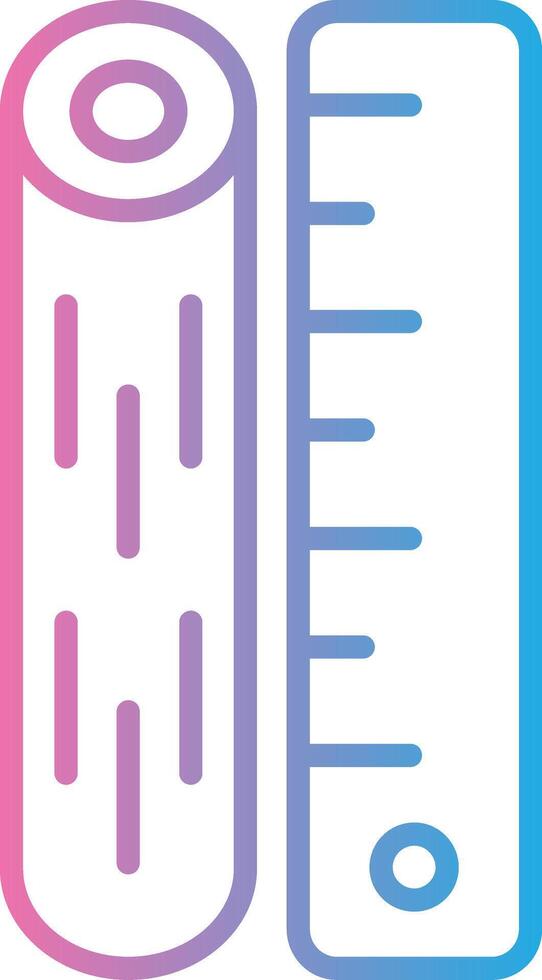 Ruler Stylish UX Piece vector