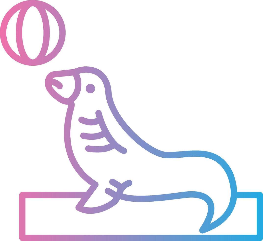 Seal Custom Line Element vector