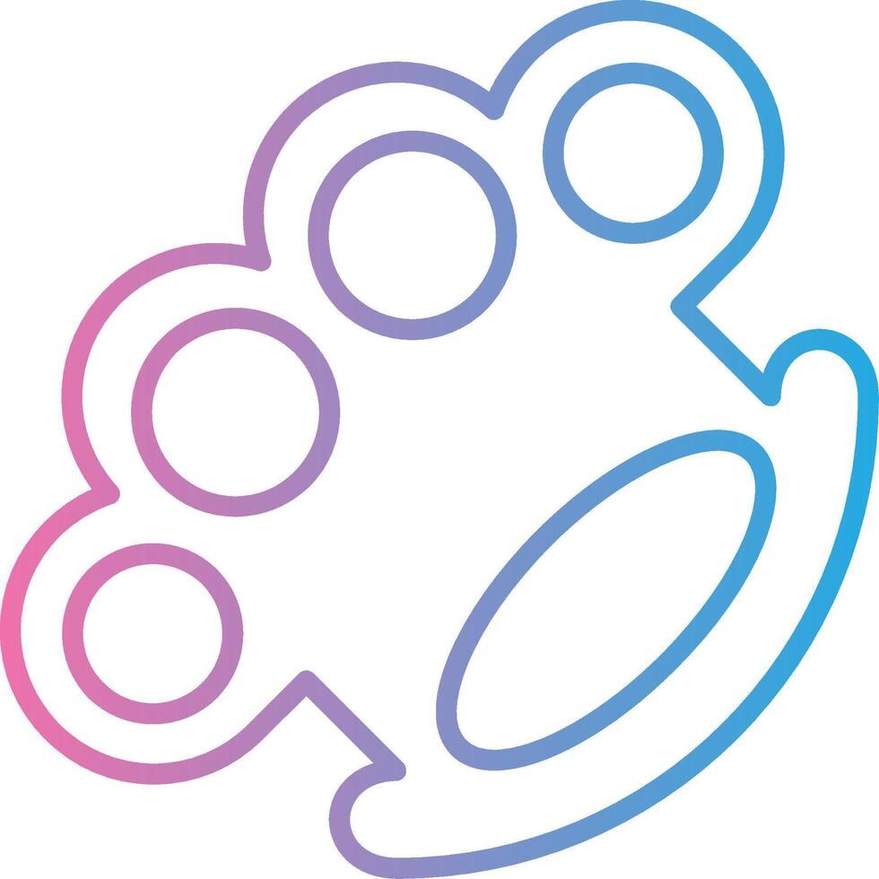 Knuckles Solid Fill Symbol vector
