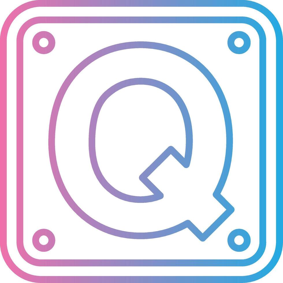 Letter Q Business App Graphic vector