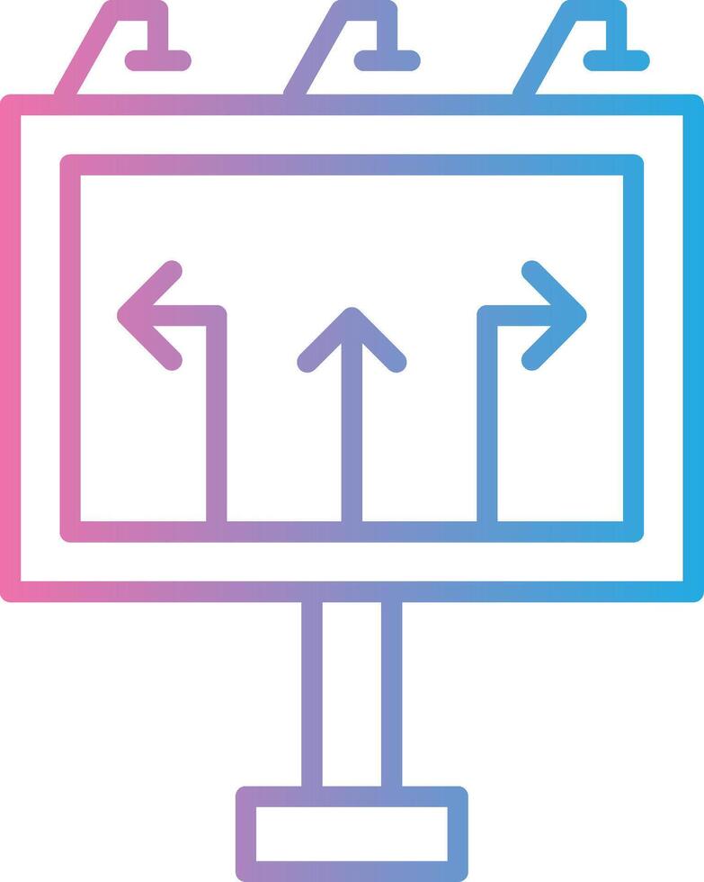Road Sign Mobile App Illustration vector