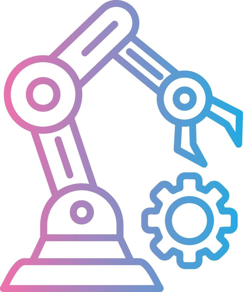 Robotic Minimal UI Element vector