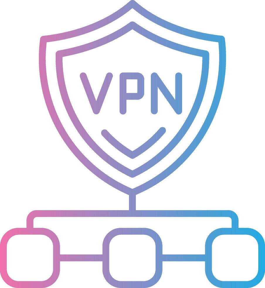 Vpn Gradient Style Element vector