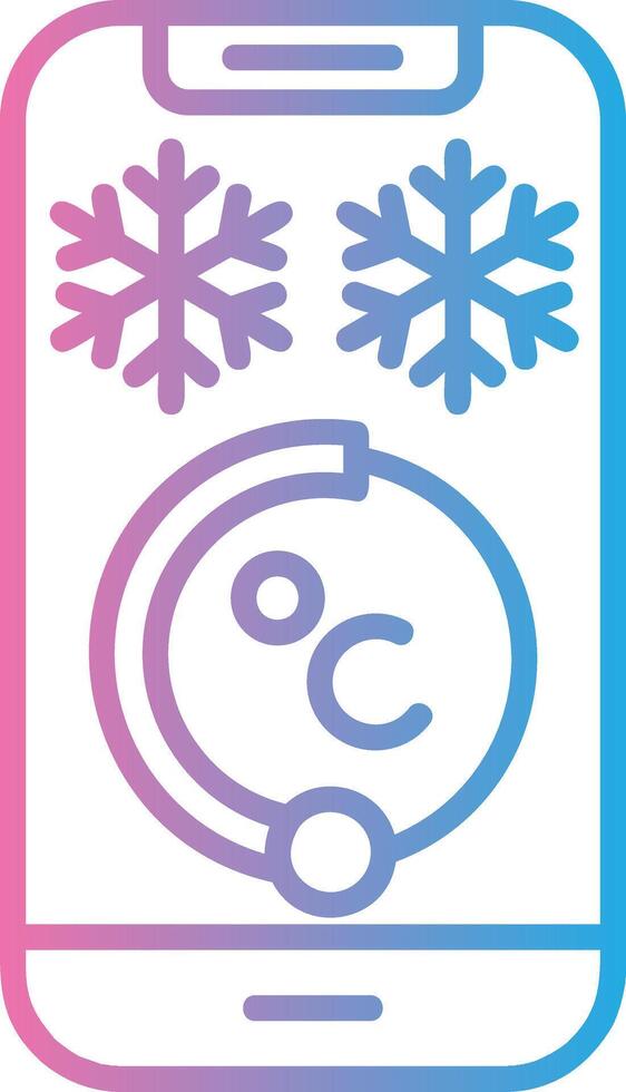 Ambient Temperature Sensor Solid Fill Symbol vector