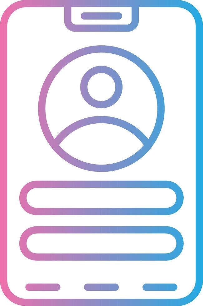 Contact User Friendly Drawing vector