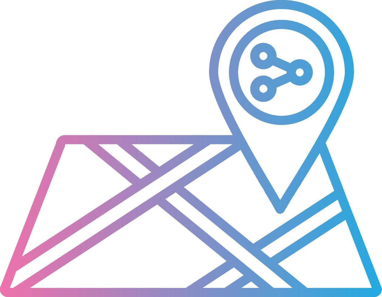 Share Location Illustrated Concept Graphic vector