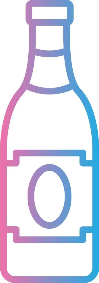 Beer Bottle User Interface Mark vector
