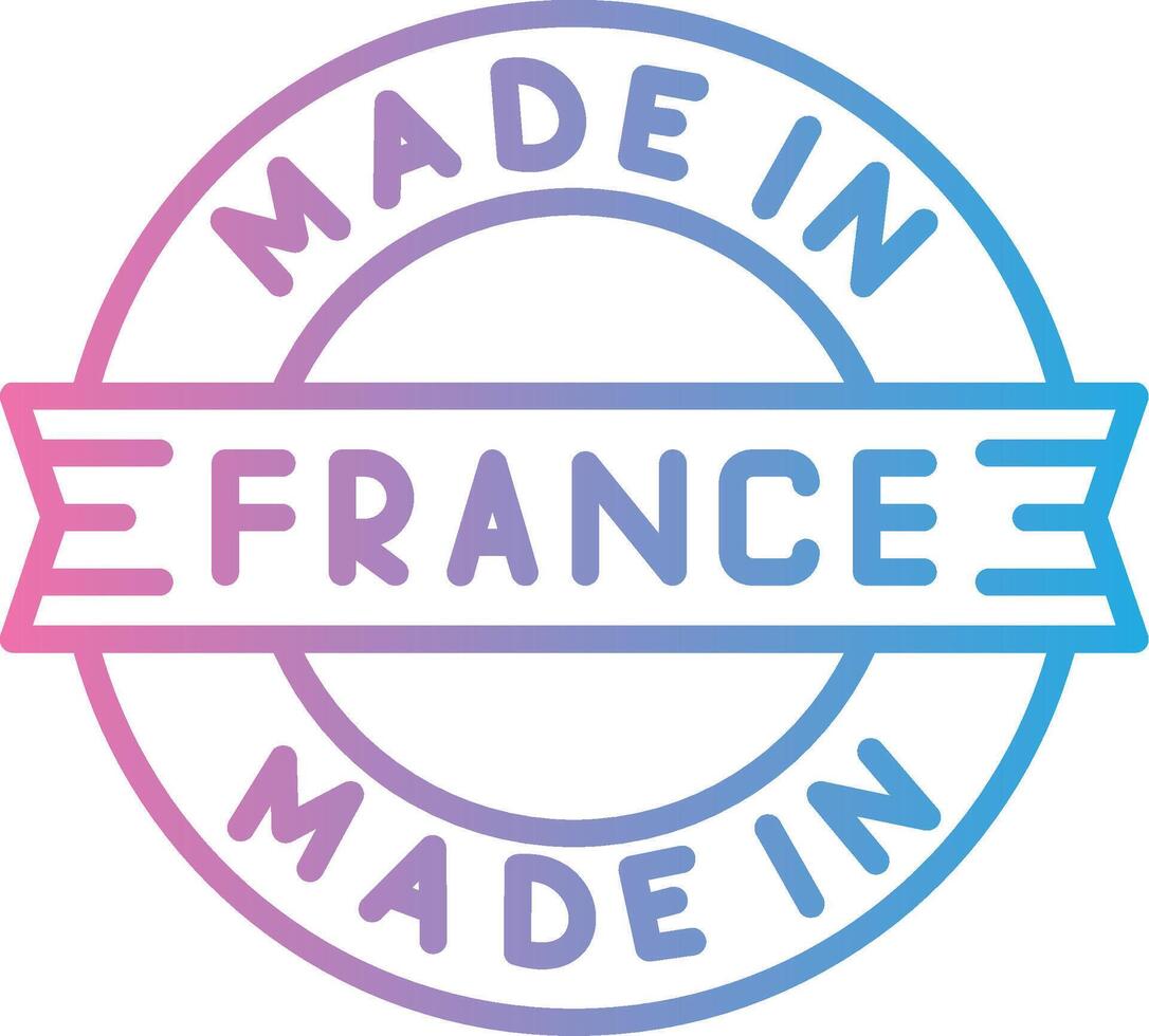 Made In France User Friendly Drawing vector