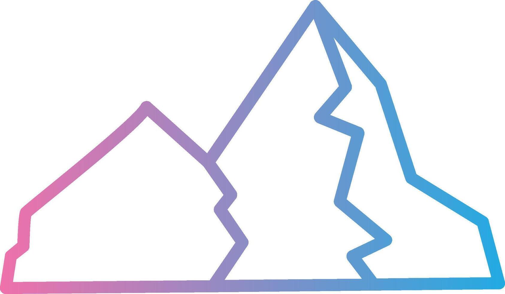 Mountain Sharp Edge Visual vector