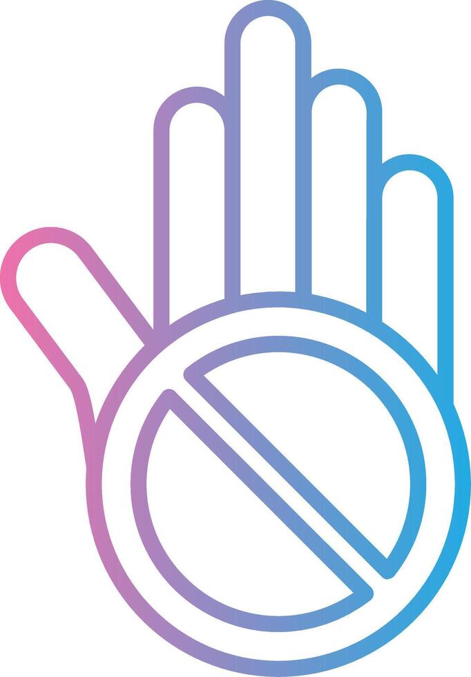Objection Thin Line Element vector