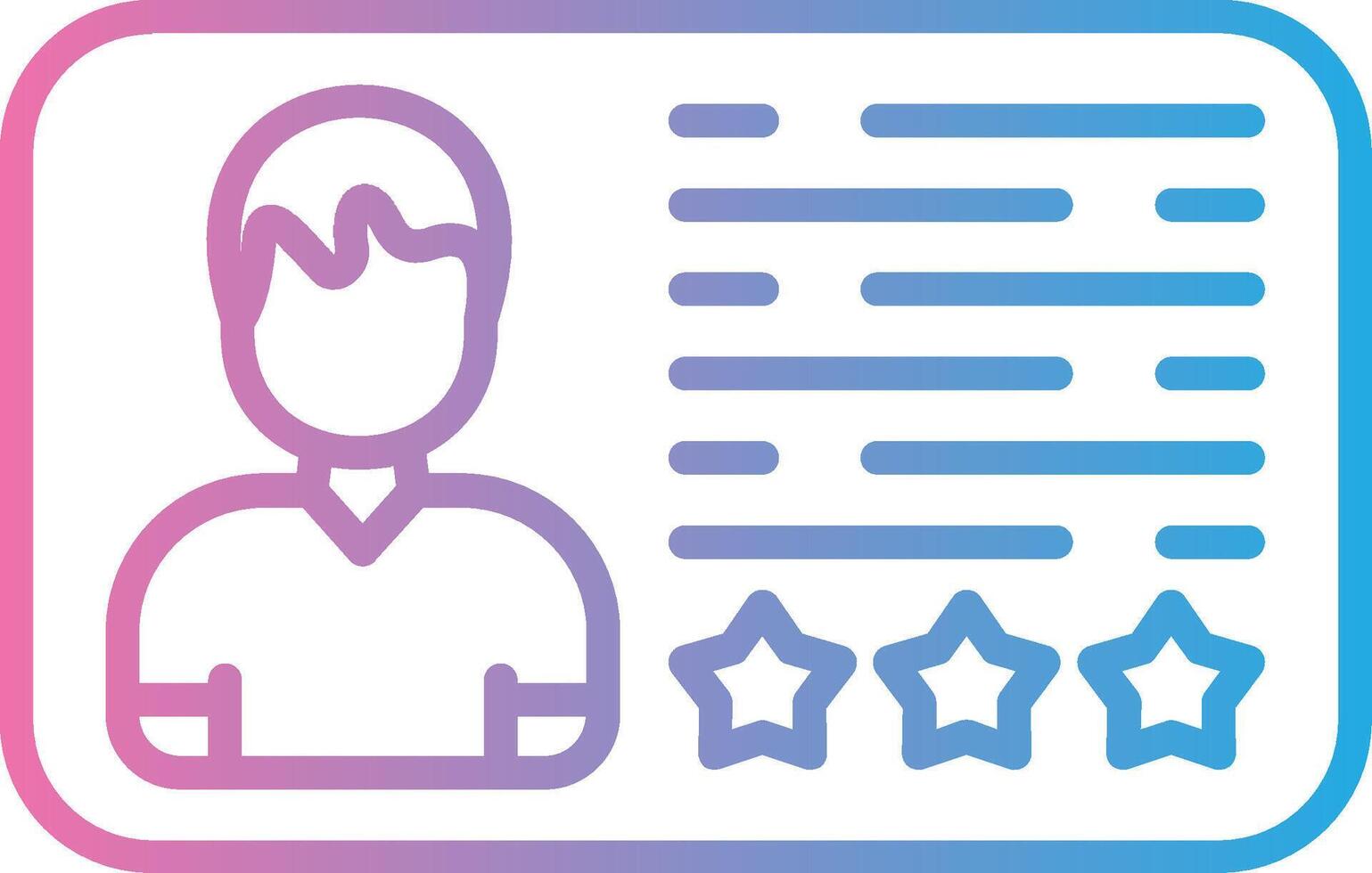 Testimonial Minimal UI Element vector