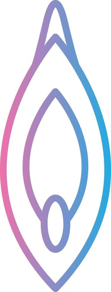 Vagina 3D Interface Shape vector