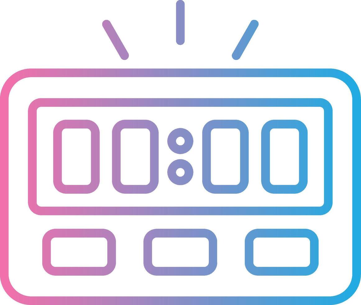 Timer Tech Styled Form vector