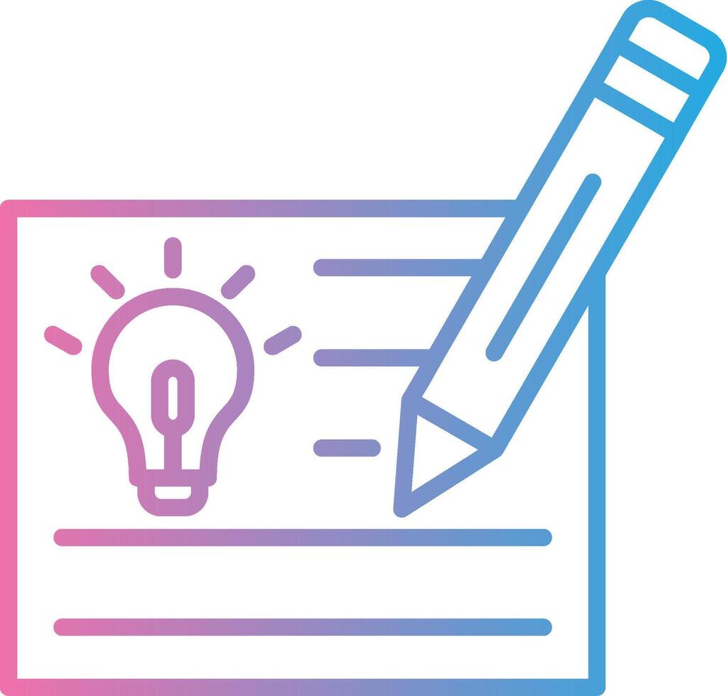 Creative Writing Modern Tech Object vector