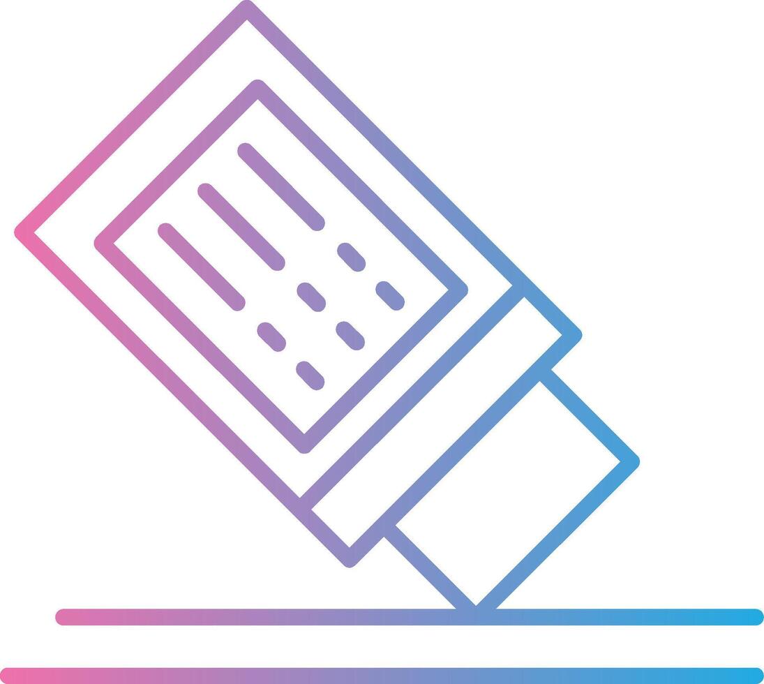Eraser Smooth App Visual vector