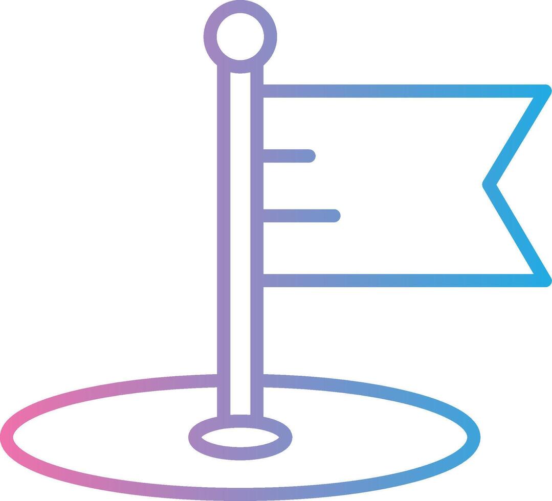 Flag UX Focused Shape vector