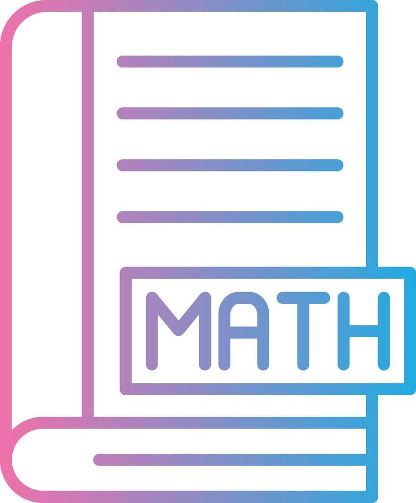 Math Book Hand Drawn Sketch Symbol vector