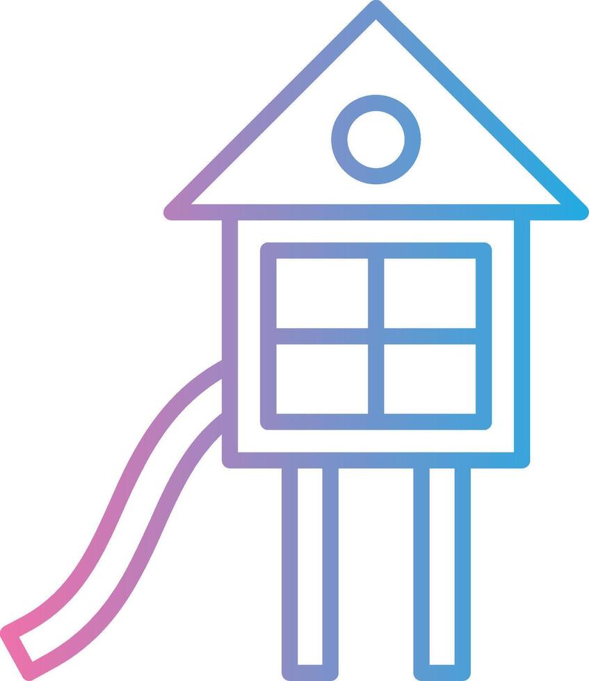 Slide Bold Outline Badge vector
