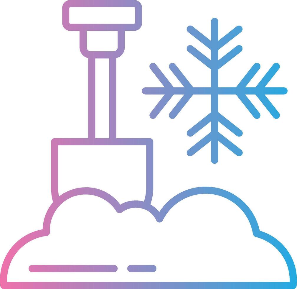 Shovel Simplified Design Piece vector