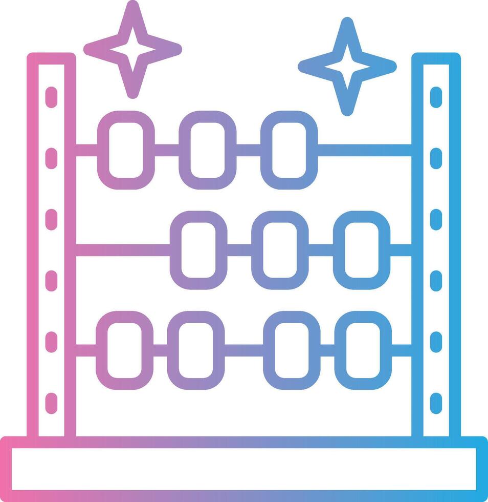 ábaco web establecido diseño elemento vector