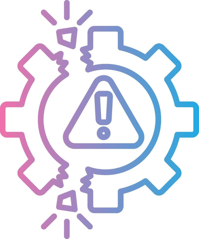 Disruption Crisp Outline Artwork vector