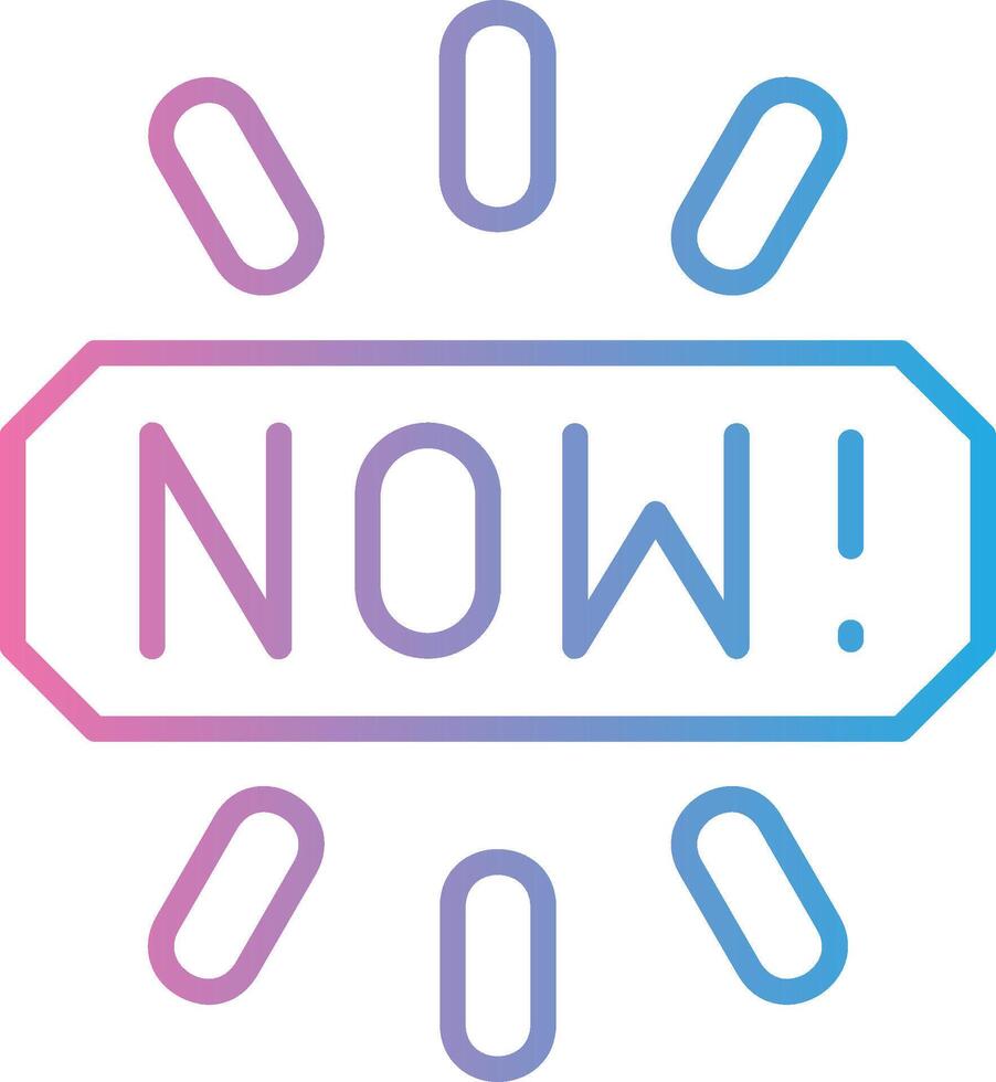 Now Bold App Graphic vector