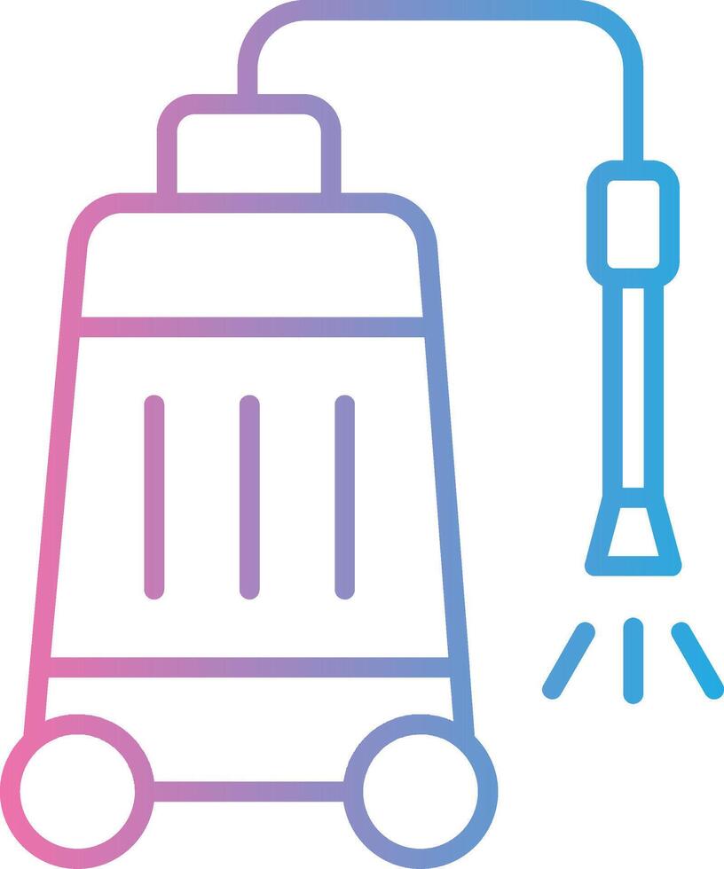 Power Washing Gradient Themed Symbol vector